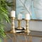 Gold Wood Traditional Candle holder 10&#x22;,8&#x22;,6&#x22;